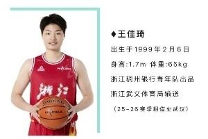 浙江女篮公布新赛季国内球员注册名单：共18人 孙凤艺胡多灵在列